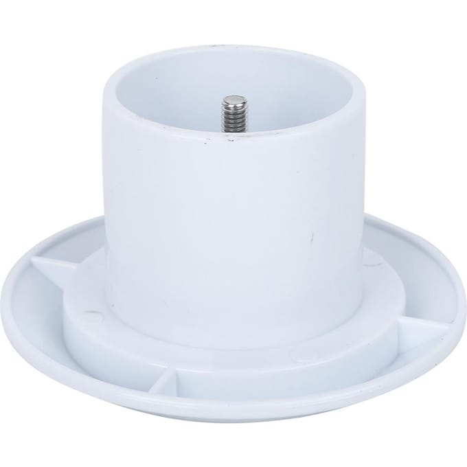 Plastique ABS Résistant à l'usure Insert Intérieur de 2,5 Pouces Entrée/Sortie d'Eau de Piscine Réglable Outil Utile pour le Drainage white