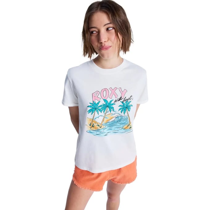 Dames-T-shirt Roxy Ocean Regular Poster