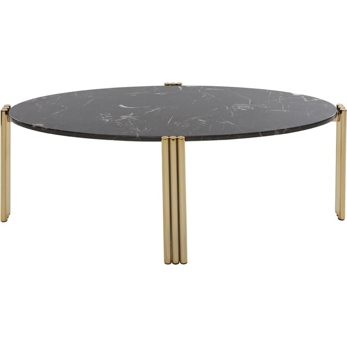AYTM Tribus Salontafel ovaal  - goud/zwart