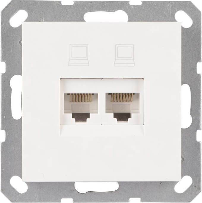 Q-Link Mql s-linbouw conds polar wit tel/dat cat5e 2x8p
