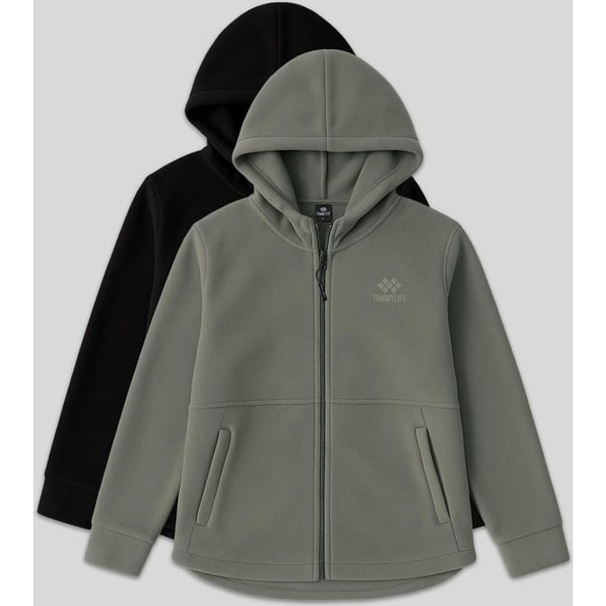Dames Pluche Zip-voor Hoody Sweater