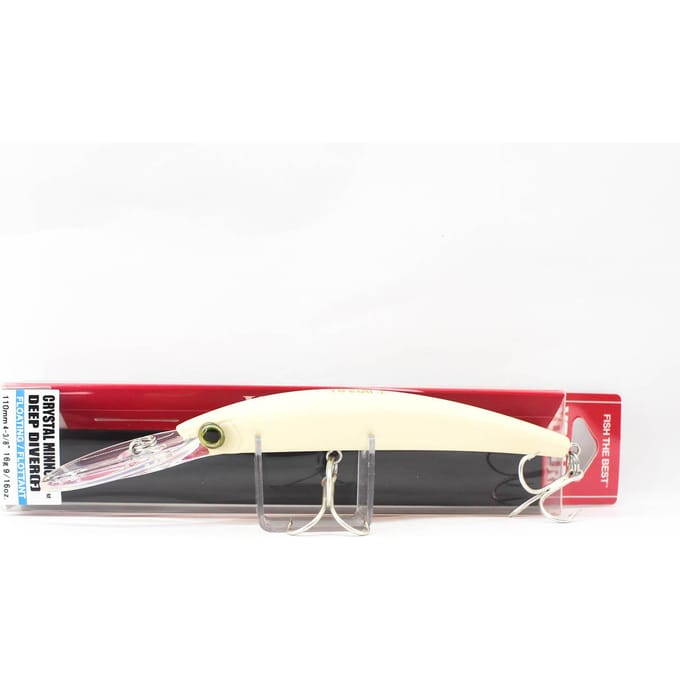 Yo Zuri Crystal Minnow DD 110 mm drijvend kunstaas R1135-BONE (0963)