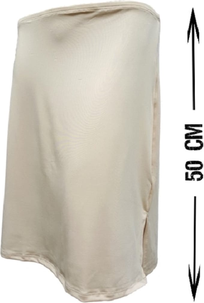 J&C dames onderrok 50 cm 5568 - maat M - huid