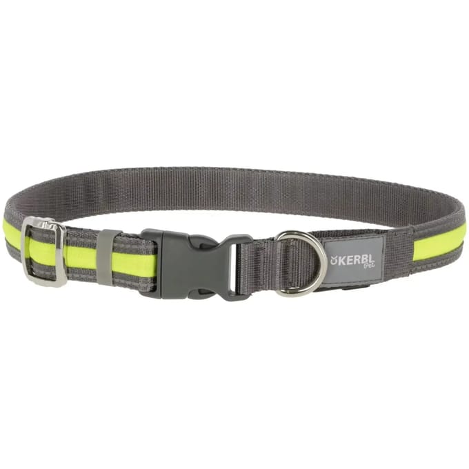 Verlichte hondenhalsband Kerbl Light&Reflex