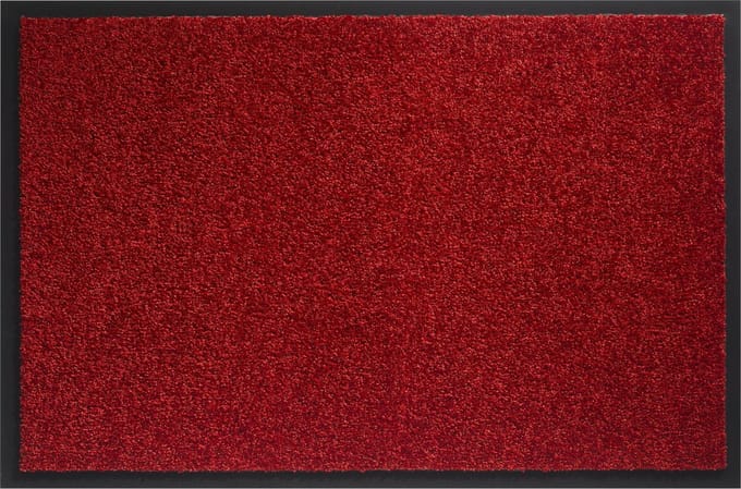 Deurmat schoonloopmat Twister 40 x 60 cm Rood
