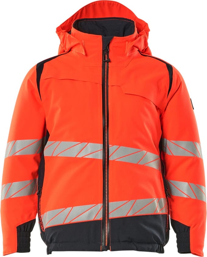 Mascot Accelerate Safe Winterjas voor kinderen 19935-449 - hi-vis rood/donkermarine - 140