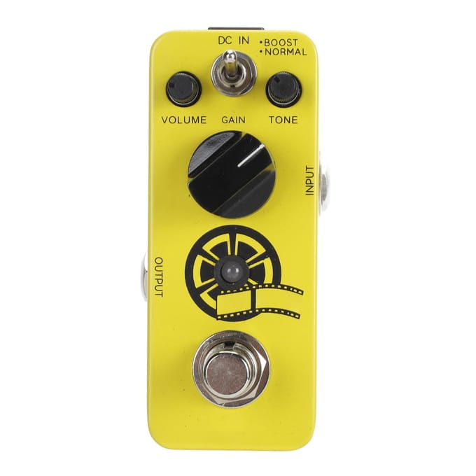 Overdrive Pedaal Boost en Normaal 2 Modi True Bypass Overdrive Geluid Elektrische Gitaar Effectpedaal black
