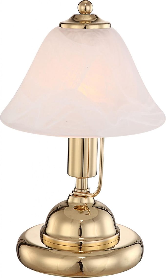 Tafellamp - brons - ANTIQUE I - metaal - Ø 17cm - E14 - 24908 - Globo