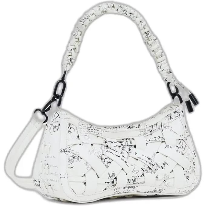 Desigual schoudertas Indio Alsacia Across Body Bag Beige Crude crème