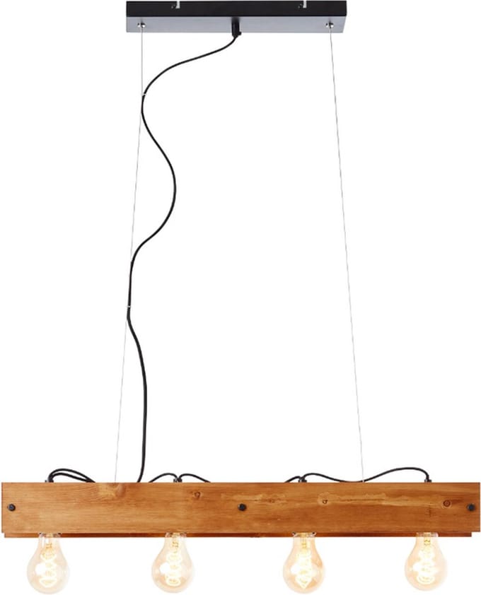 Brilliant Calandra - Hanglamp - Zwart;Bruin