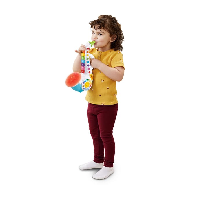 VTech Lichtjespret Saxofoon - Interactief Speelgoed - Inclusief 9 Speelstanden - Speelgoed vanaf 2 jaar