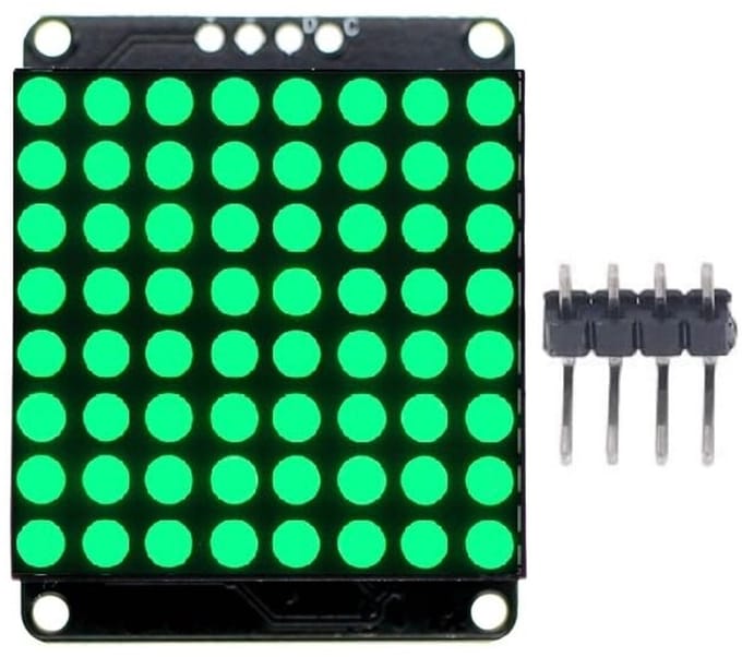 ONF3 - 8x8 Dot Matrix Module - I2C LED Drivers - Eenvoudig te gebruiken - Compact formaat - Perfect voor projecten - Geschikt voor hobbyisten - ...