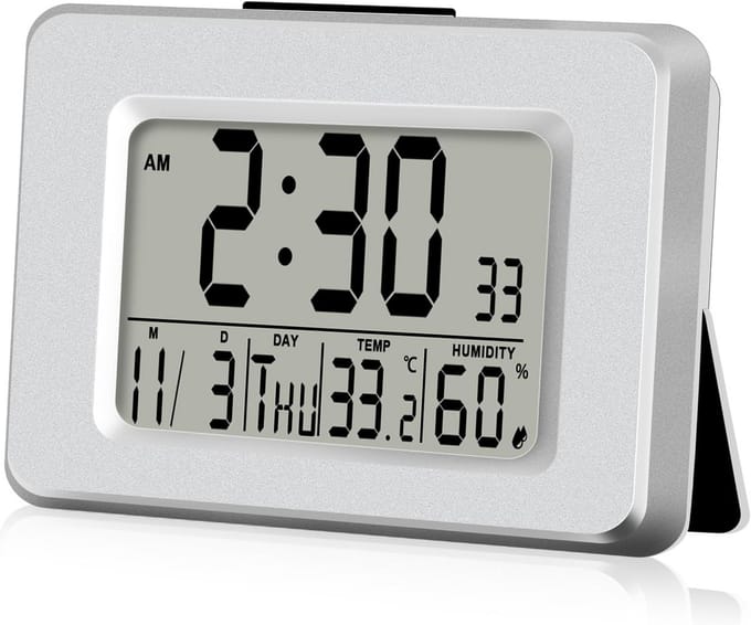 Digitale Wekker met Klok, Datum, Thermometer en Hygrometer