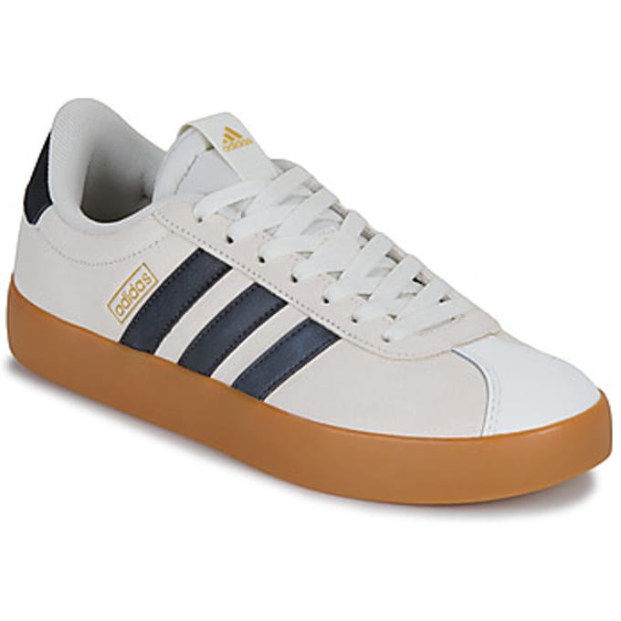 Sneakers van leermix met logostitching, model 'VL COURT 3.0'