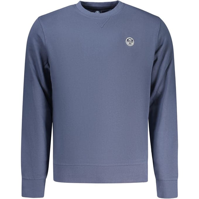 North Sails Blauwe Katoenen Heren Sweatshirt