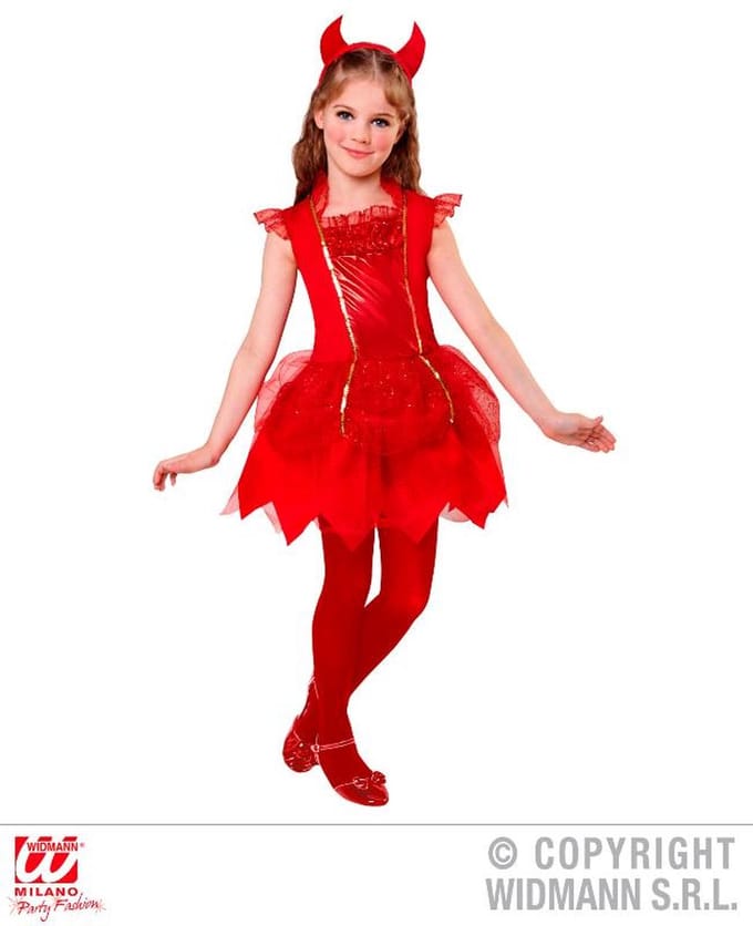 Duivel ballerina jurkje kinderen
