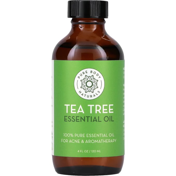 Pure Body Naturals, huile essentielle d'arbre à thé, 113 ml (120 ml)