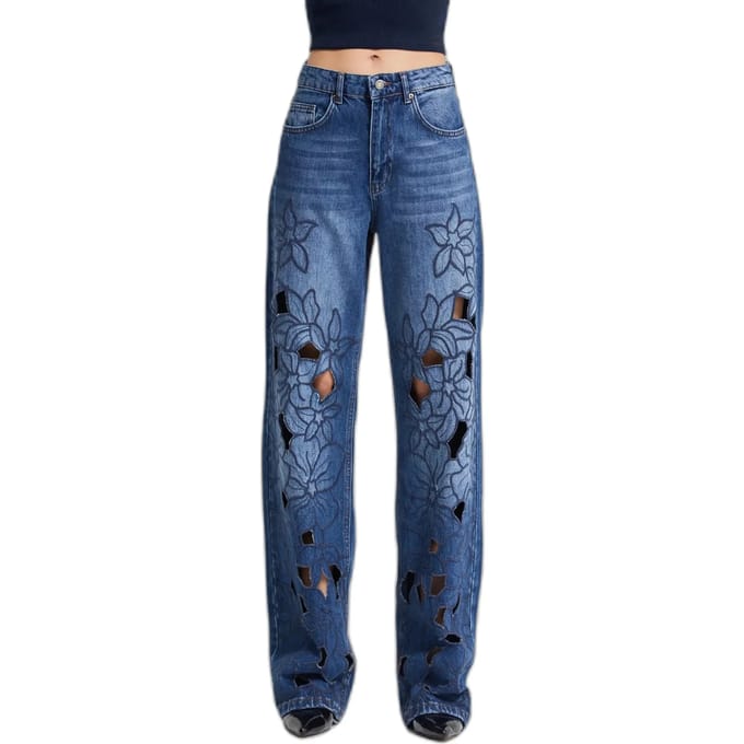 It's Basic - Loose Mid Rise Jeans