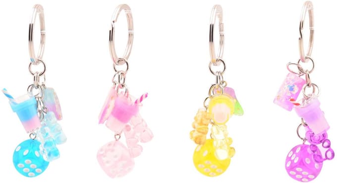 Johntoy Fabulous Mini Charms Keychain