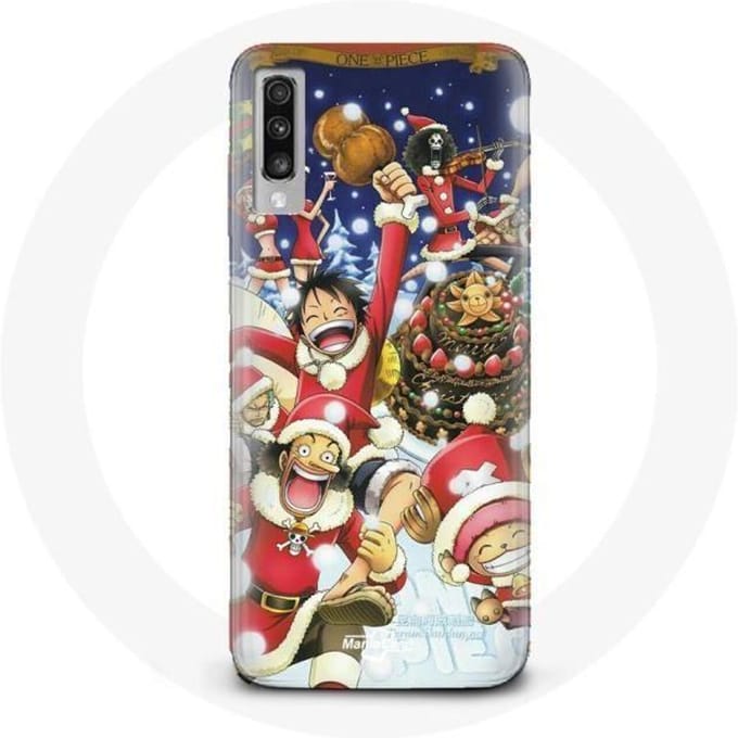 Coque pour Samsung Galaxy A50 One Piece Christmas Day Anime Manga