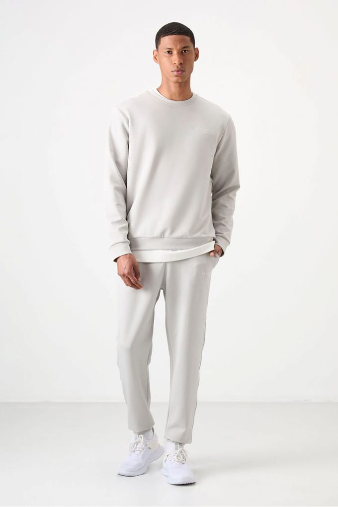 Heren Sweatshirt Met Lange Mouwen En Broek Set