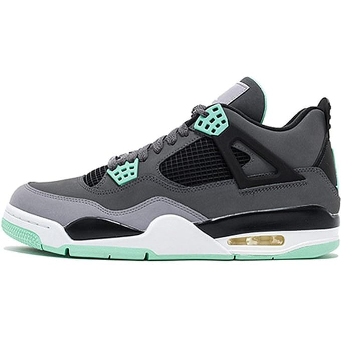 Jordan 4 Retro Green Glow 308497-033 42.5 black
