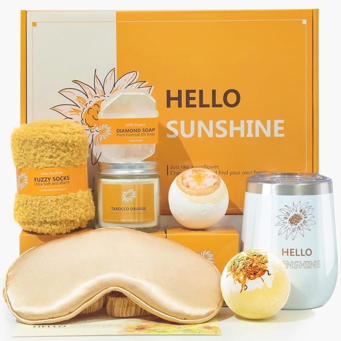 Geschenkdoos Vrouwen - Verwenpakket Spa - Moment van Ontspanning - Unieke Designs - 1040 gram - Multicolor