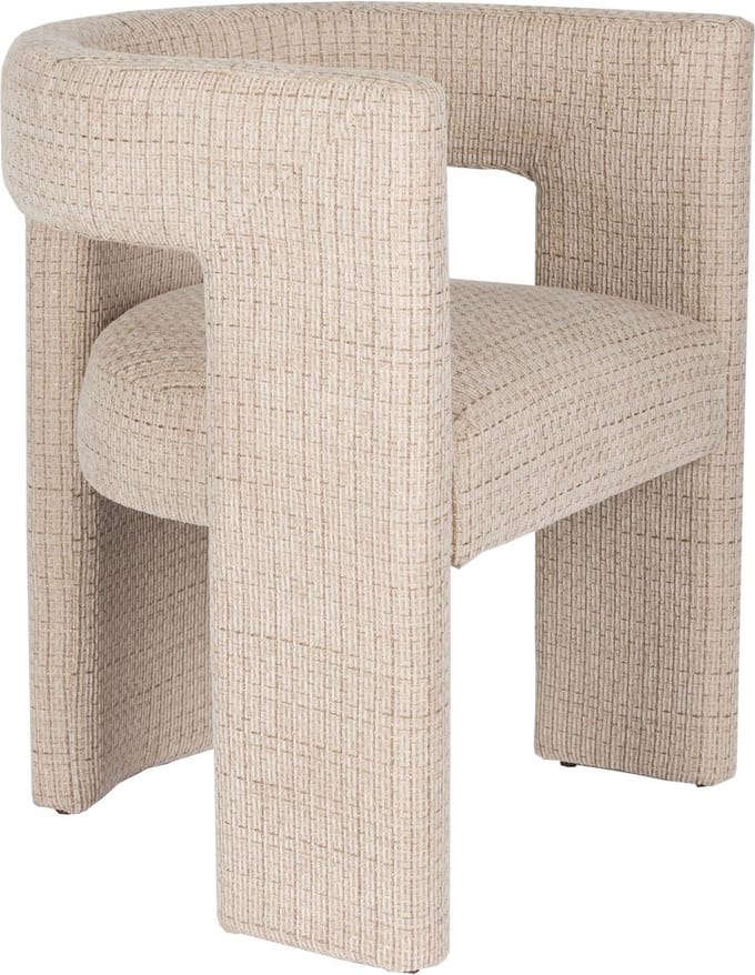 Dutchbone Medina Eetkamerstoel Armleuning Beige