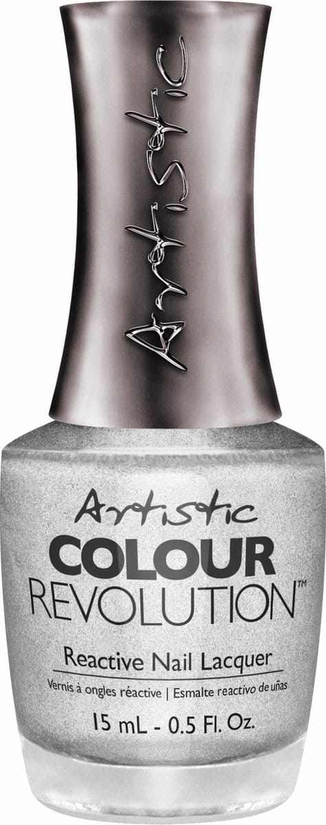 Artistic Nail Design Colour Revolution ' Stage Dive ' ( Zilver Shimmer )