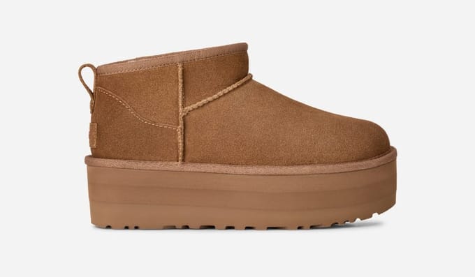 UGG Classic Ultra Mini Platform Boot - Women's - Chestnut - Maat EU 36