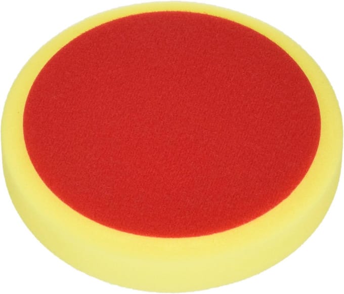 Schuurpad en Polijstschuim Set van 2 - Medium 160x30 mm - Geel