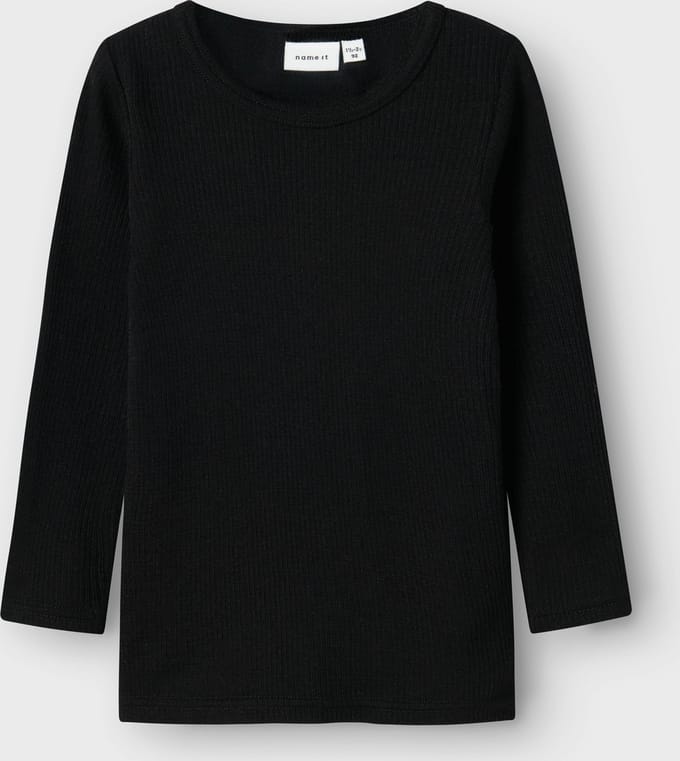 NAME IT - NMNWAX WOOL RIB LS TOP NOOS - Unisex - Lange mouwen shirts