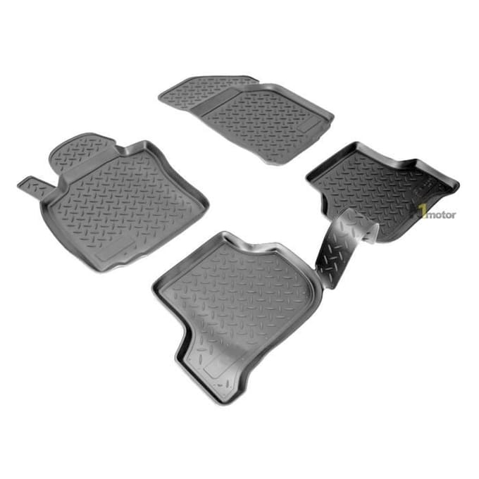 NORM Liners | Tapis De Sol En Caoutchouc TPE Toutes Saisones Pour Seat Leon 2 2005-2012 noir