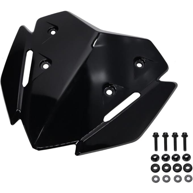 Universele Motorfiets Voorruit Past voor XMAX125 XMAX250 XMAX300 2023 Wind Screen Modificatie zwart