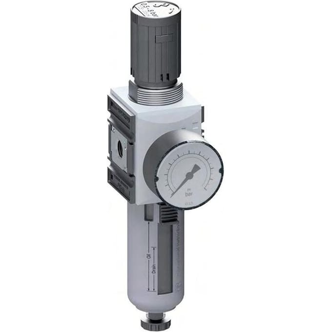 Filter-Regelaar G1/4'' 2000l/min 0.5-8.0bar/7-116psi Futura 1