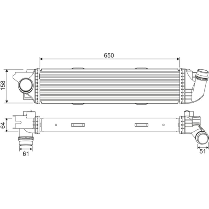 Intercooler VALEO 818299