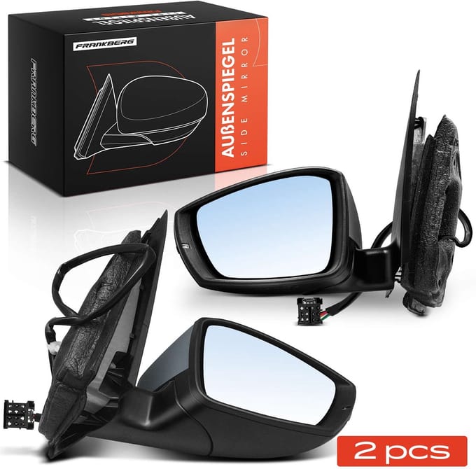 Frankberg 2x buitenspiegel links rechts voor VW Polo 6C1 6R1