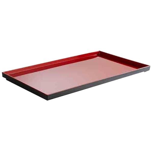 GGM Gastro (6 Stück) GN-Tablett 1/1 - ASIA PLUS - Melamin - Höhe: 30mm - Schwarz