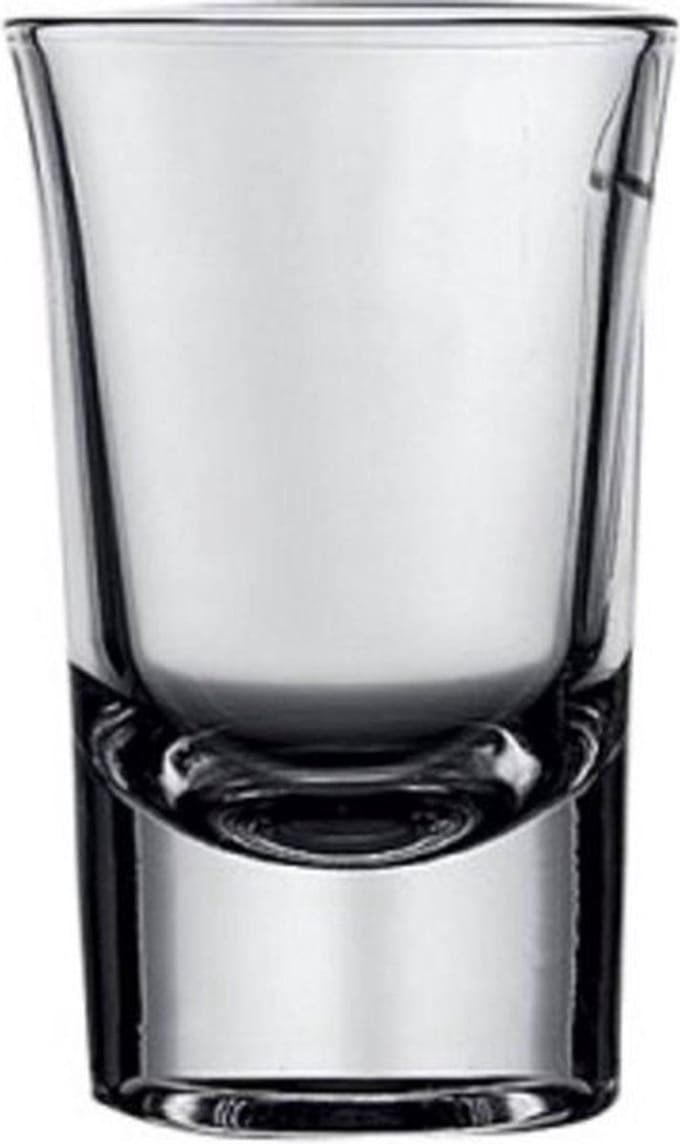 Mammoet Borrelglas Budgetline Bostonshot 3.5 cl - Transparant 6 stuk(s) - Shotglas