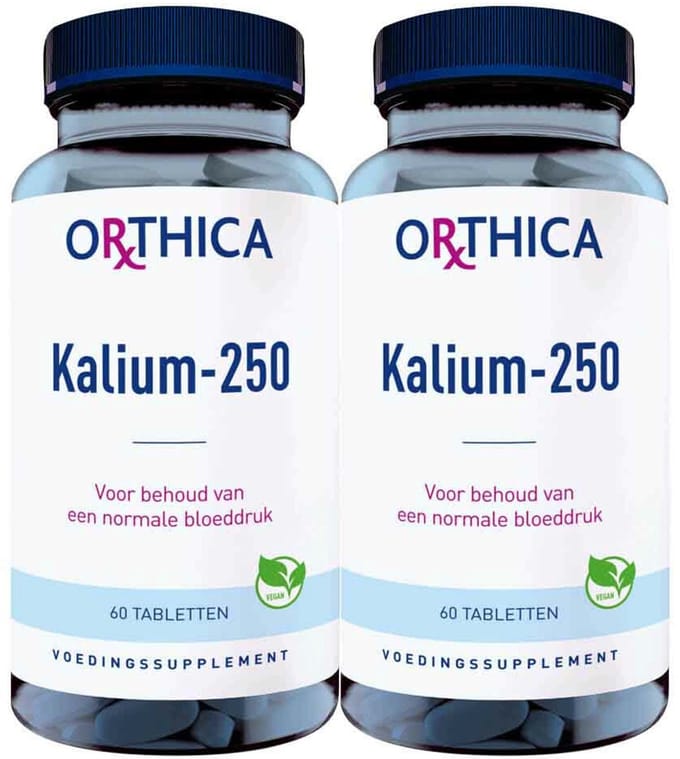 Orthica - Kalium-250 - 2 x 60 tabletten - Voordeelverpakking