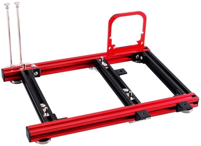 Shopcentral - Open chassis - Computer behuizing - Aluminium - Rood - Goede koeling - Eenvoudig te demonteren - Geschikt voor Mini ITX