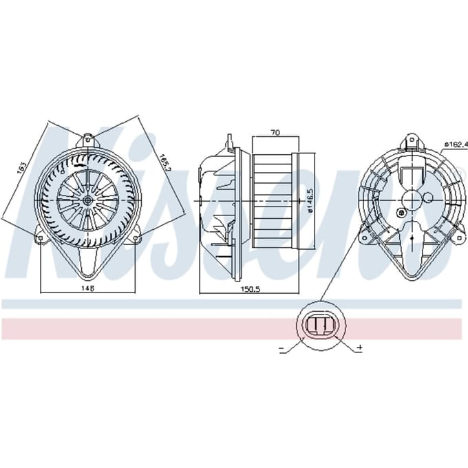 Binnenventilator NISSENS 87403