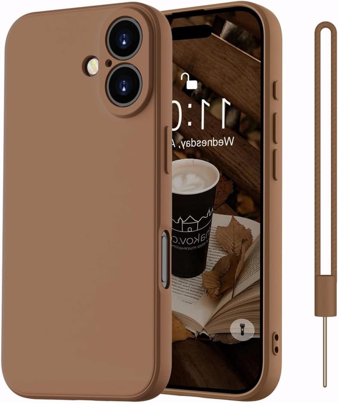 Allecto Plus - Siliconen hoes met microvezel voor iPhone 16 - Camera bescherming - Krasbestendig - Stootvast
