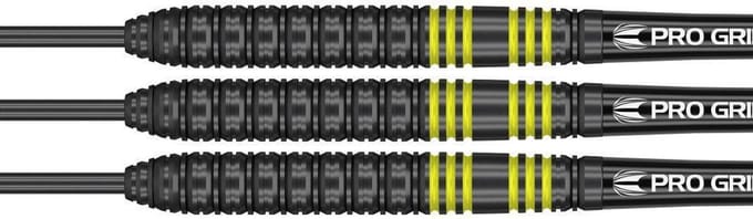Target Vapor-8 Black-Yellow 80% - Dartpijlen 22 Gram