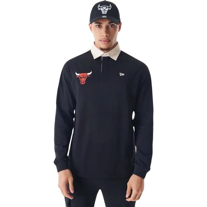 Polo met lange mouwen Chicago Bulls NBA