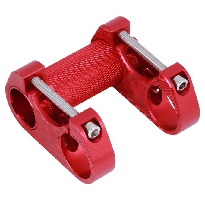 Vouwfiets Hol Uitgesneden Stuur Dubbele Stuurpen Ultralicht Conversie Accessoire rood