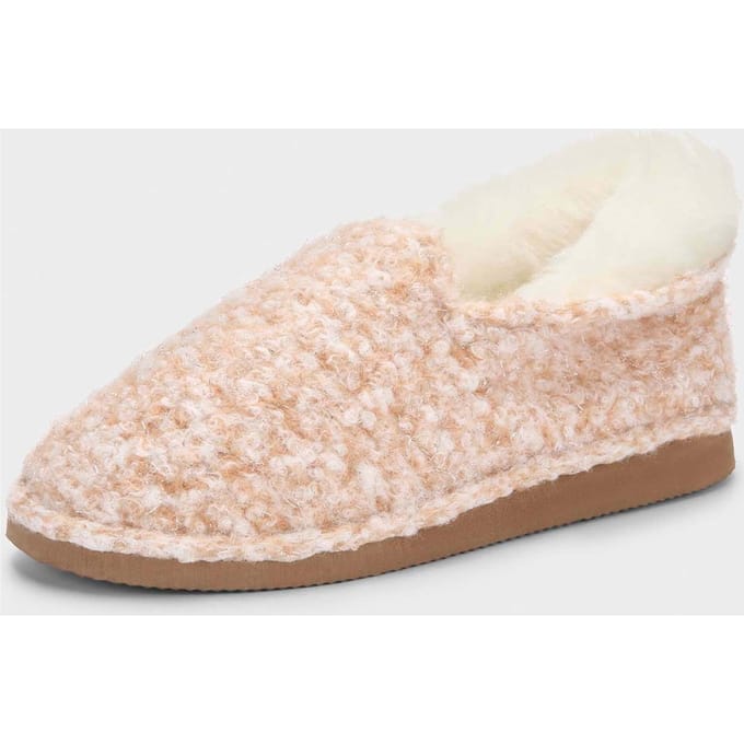 Pantoffels - beige - Gr. 42 van Goldner Fashion