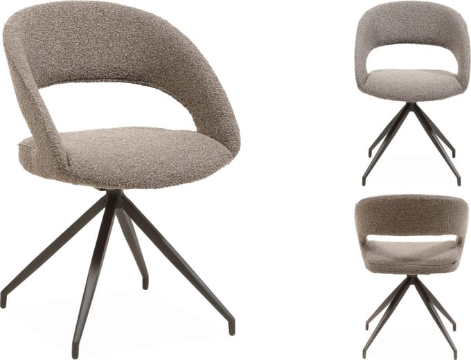 MX Sofa Eetkamer stoel Yara | kleur: Toffee