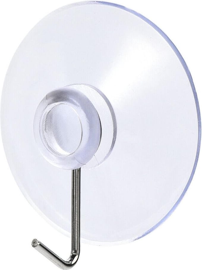 40mm Zuignap met haak - Transparant - type: GZ-402