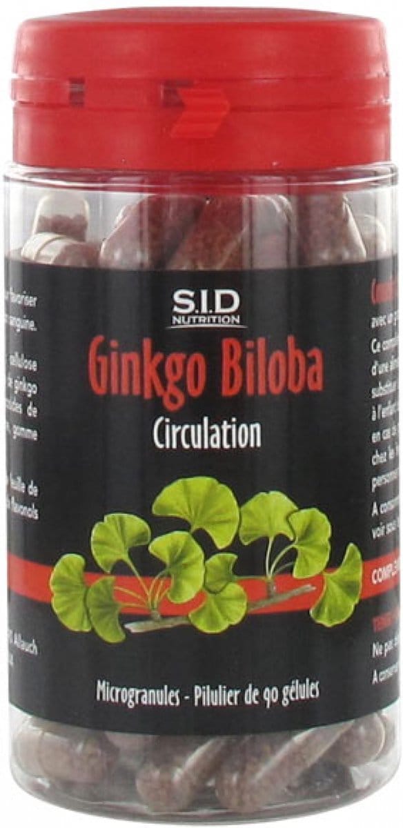 S.I.D Nutrition Circulatie Ginkgo Biloba 90 Capsules